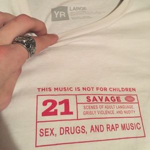 RARE 21 SAVAGE Y&R TEE